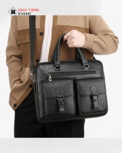 Túi xách công sở quà tặng doanh nghiệp, in logo theo yêu cầu - Mã TCS009