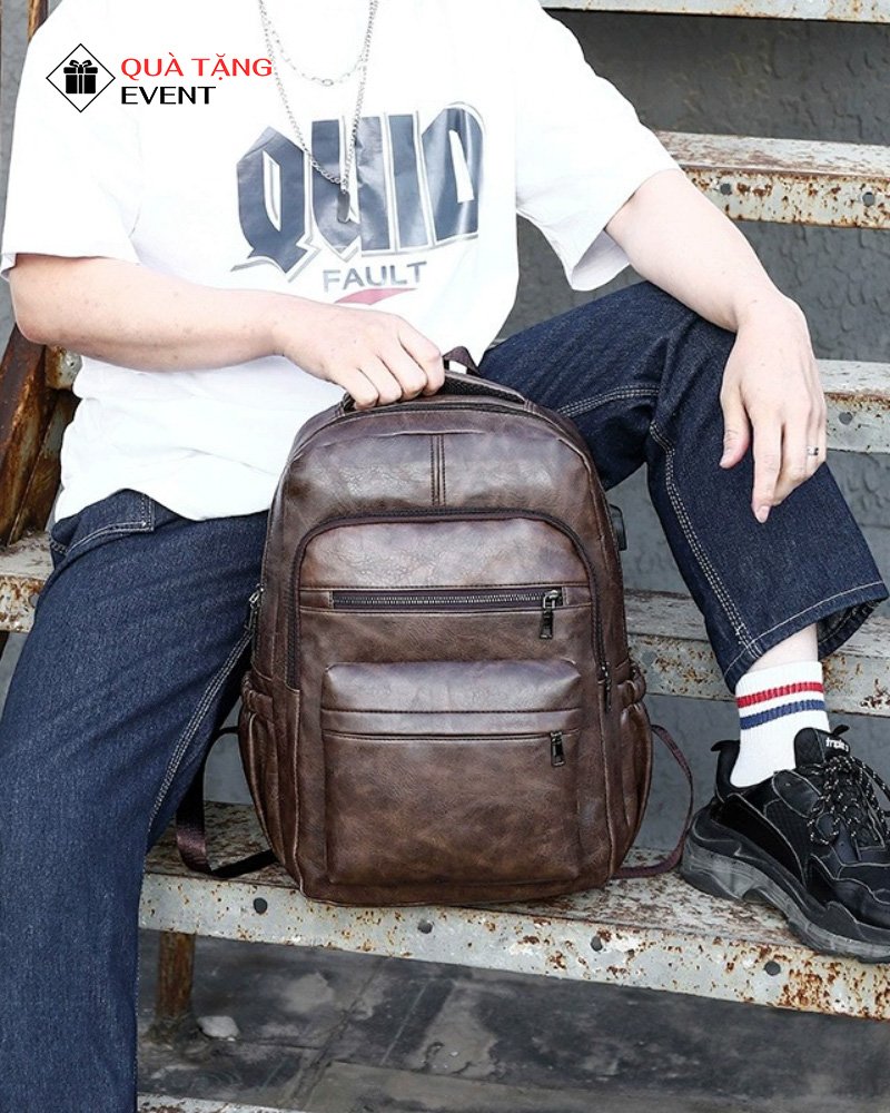 Balo đa năng quà tặng doanh nghiệp, in logo theo yêu cầu – Mã BLDN117 Balo đa năng si - BLDN117