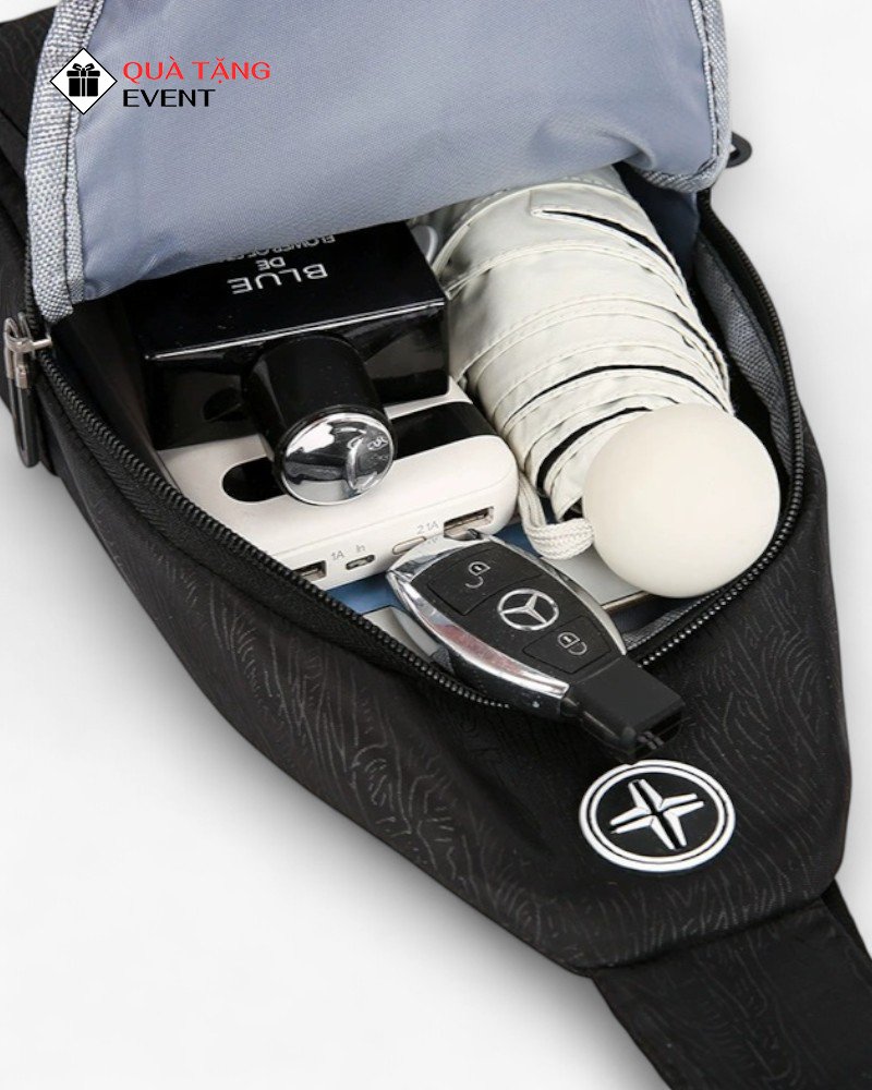 Túi đeo chéo quà tặng doanh nghiệp, in logo theo yêu cầu - Mã TDC044 C ty may túi đeo chéo - TDC044