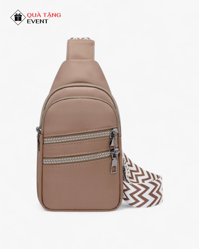 Túi đeo chéo quà tặng doanh nghiệp, in logo theo yêu cầu - Mã TDC094 Các Xưởng may túi bao tử đeo chéo nữ giá rẻ - TDC094