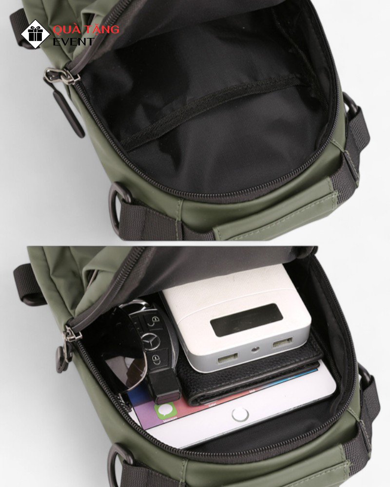 Túi đeo chéo quà tặng doanh nghiệp, in logo theo yêu cầu - Mã TDC091 Các hãng túi đeo chéo nữ ở Việt Nam - TDC091