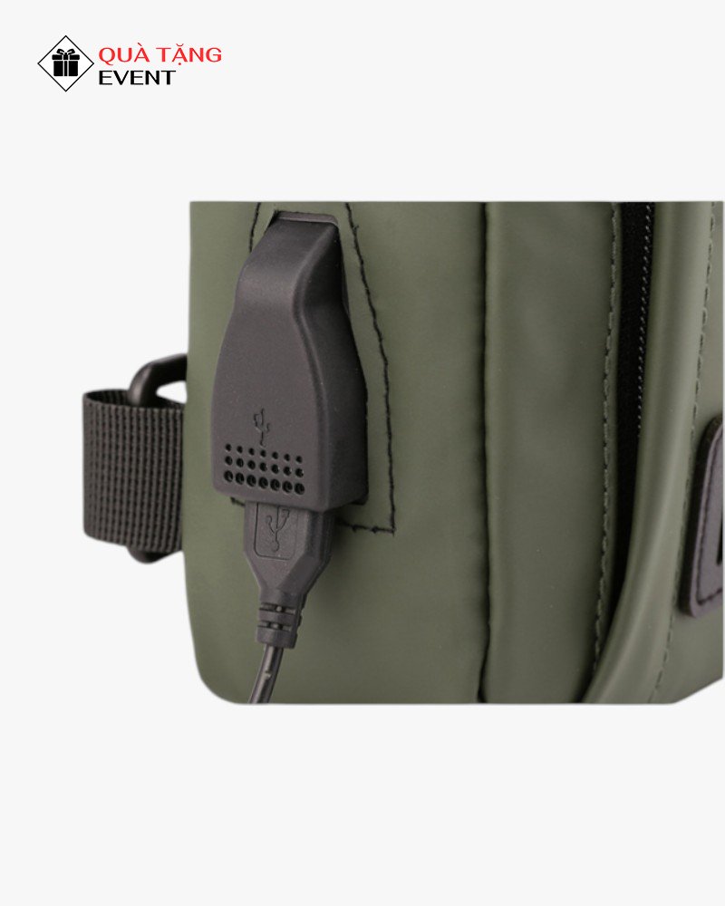 Túi đeo chéo quà tặng doanh nghiệp, in logo theo yêu cầu - Mã TDC091 Cơ sở may gia công túi đeo chéo - TDC091