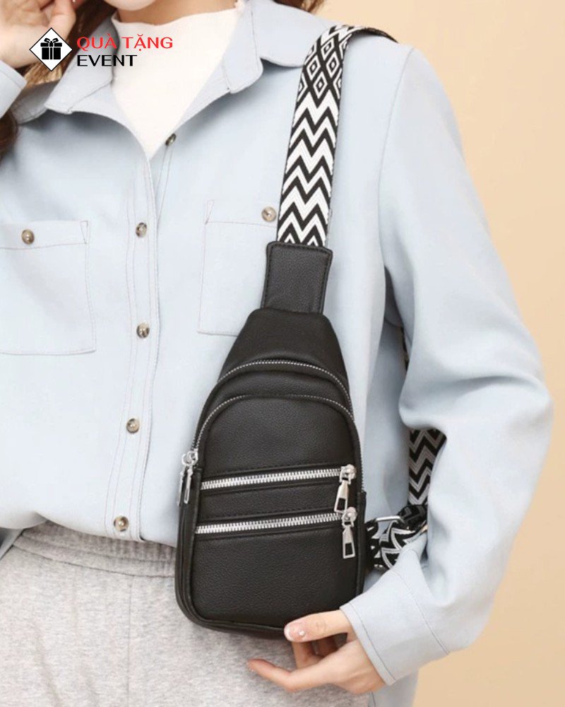 Túi đeo chéo quà tặng doanh nghiệp, in logo theo yêu cầu - Mã TDC094 Cơ sở sản xuất túi đeo chéo - TDC094