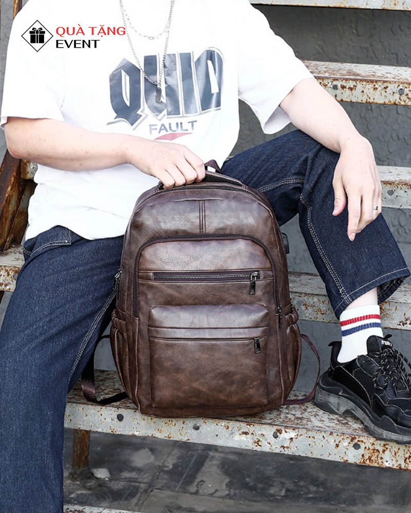 Balo đa năng quà tặng doanh nghiệp, in logo theo yêu cầu – Mã BLDN117 Công ty may balo đa năng công sở ở Bình Dương - BLDN117