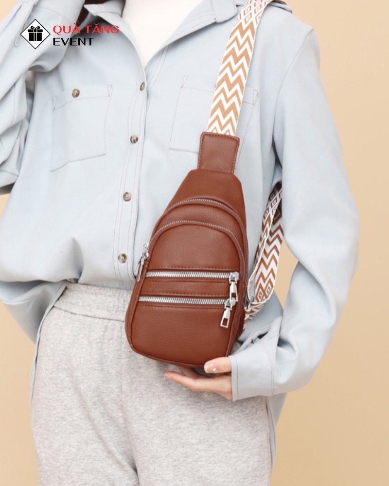 Túi đeo chéo quà tặng doanh nghiệp, in logo theo yêu cầu - Mã TDC094 Công ty túi đeo chéo quà tặng - TDC094