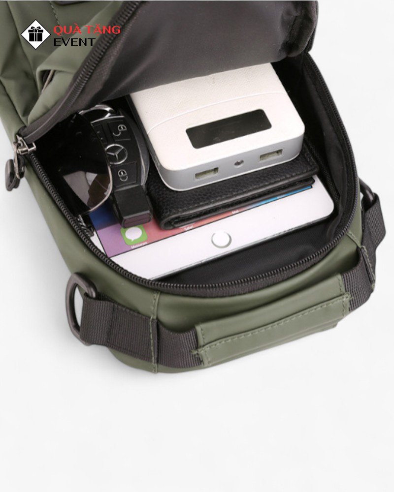 Túi đeo chéo quà tặng doanh nghiệp, in logo theo yêu cầu - Mã TDC091 In hình lên túi đeo chéo - TDC091