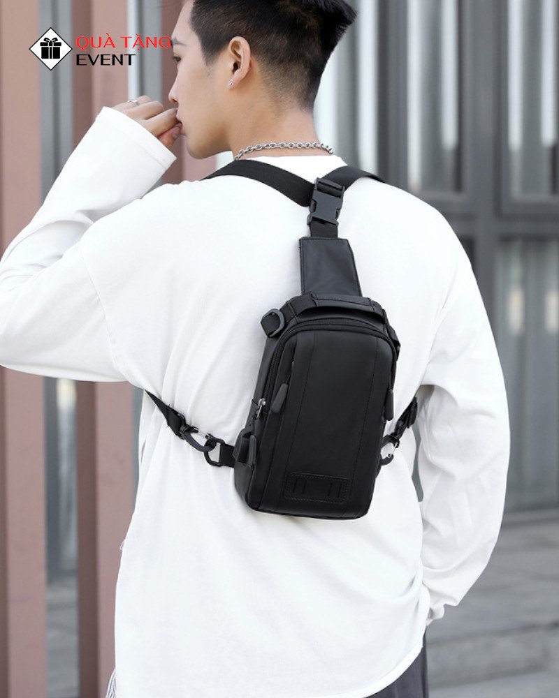 Túi đeo chéo quà tặng doanh nghiệp, in logo theo yêu cầu - Mã TDC091 In túi đeo chéo theo yêu cầu Hà Nội - TDC091