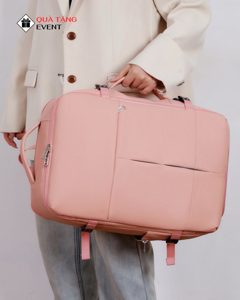 Balo đa năng quà tặng doanh nghiệp, in logo theo yêu cầu – Mã BLDN170 May balo đa năng da rút - BLDN170