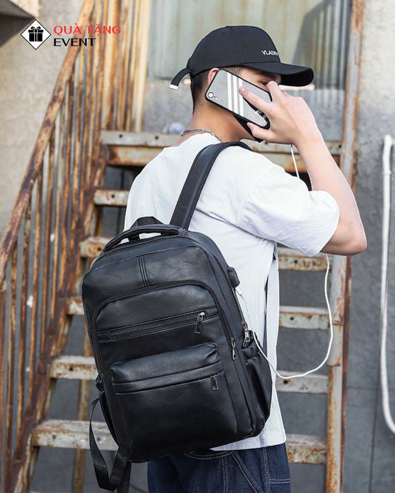Balo đa năng quà tặng doanh nghiệp, in logo theo yêu cầu – Mã BLDN117 May balo đa năng laptop giá rẻ - BLDN117