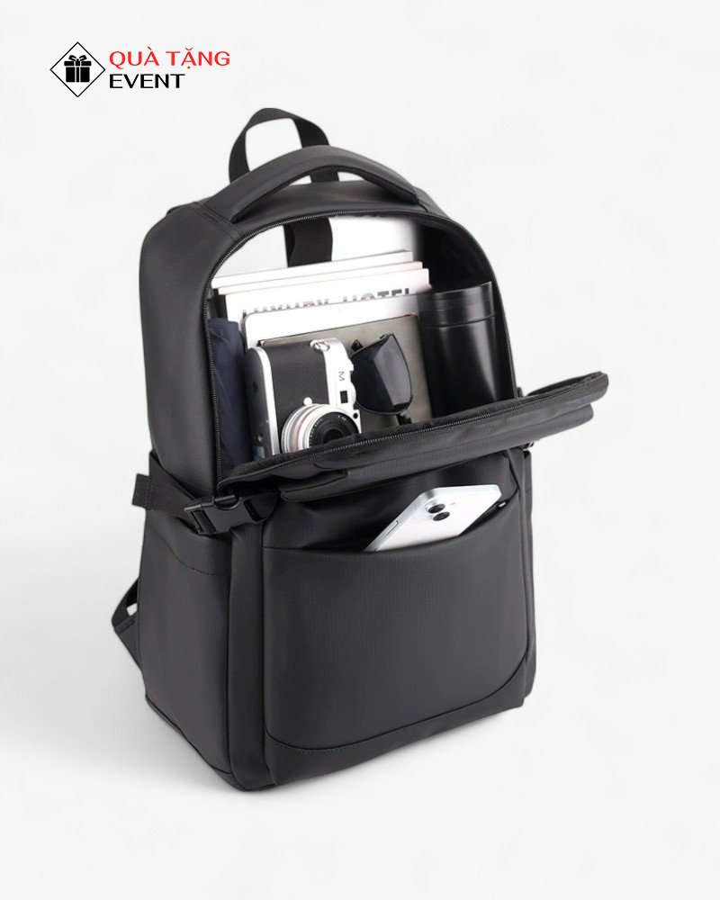 Balo đa năng quà tặng doanh nghiệp, in logo theo yêu cầu – Mã BLDN135 Xưởng may balo đa năng văn phòng dây rút - BLDN135
