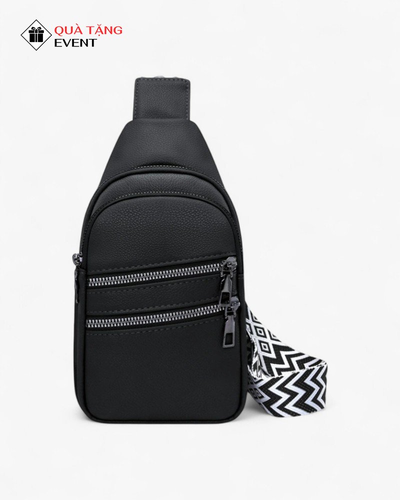 Túi đeo chéo quà tặng doanh nghiệp, in logo theo yêu cầu - Mã TDC094 Xưởng may túi bao tử đeo chéo saigon - TDC094