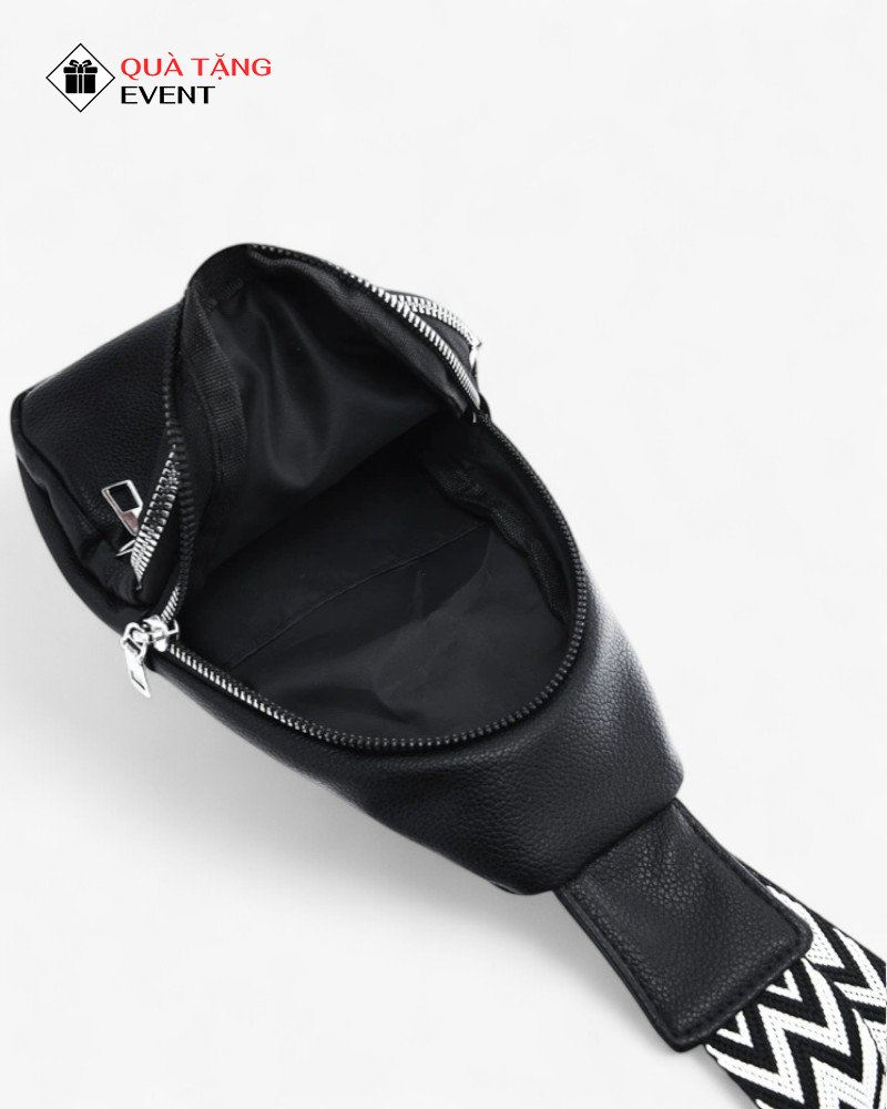 Túi đeo chéo quà tặng doanh nghiệp, in logo theo yêu cầu - Mã TDC094 túi bao tử đeo chéo in logo sản xuất - TDC094