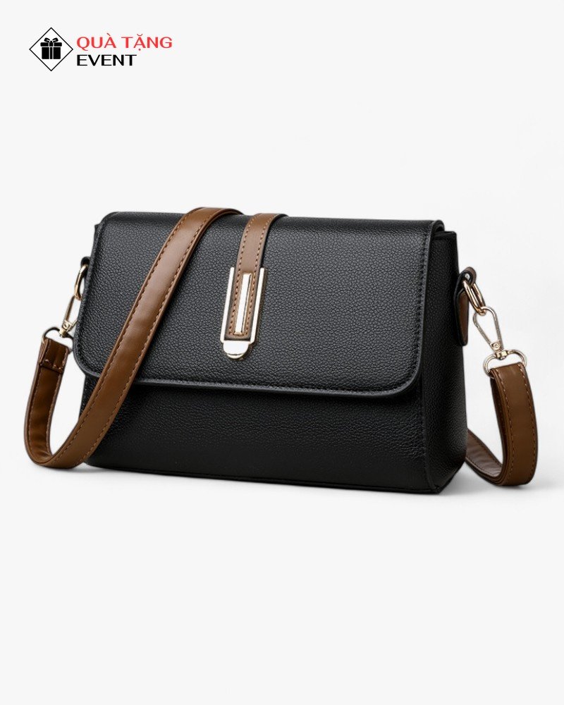 Túi xách nữ đeo chéo quà tặng doanh nghiệp, in logo theo yêu cầu - Mã TXNDC010 CTY sản xuất túi xách nữ - TXNDC010