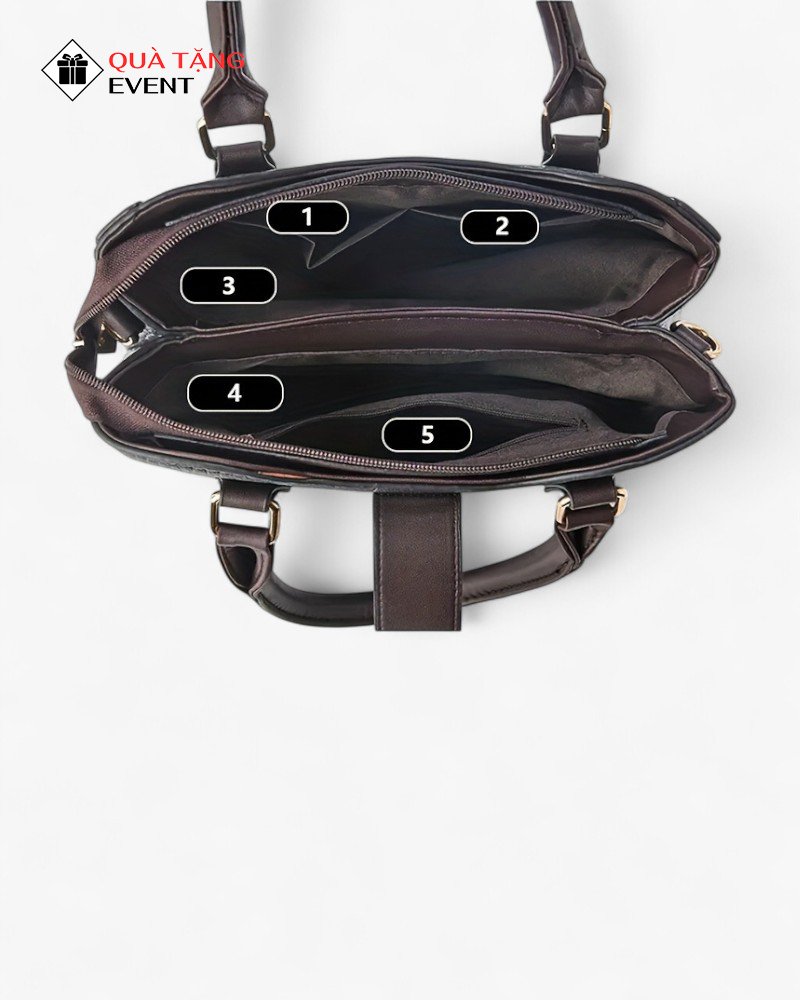 Túi xách nữ cầm tay quà tặng doanh nghiệp, in logo theo yêu cầu - Mã TXNCT017 Cho nhận hàng may gia công túi xách nữ - TXNCT017