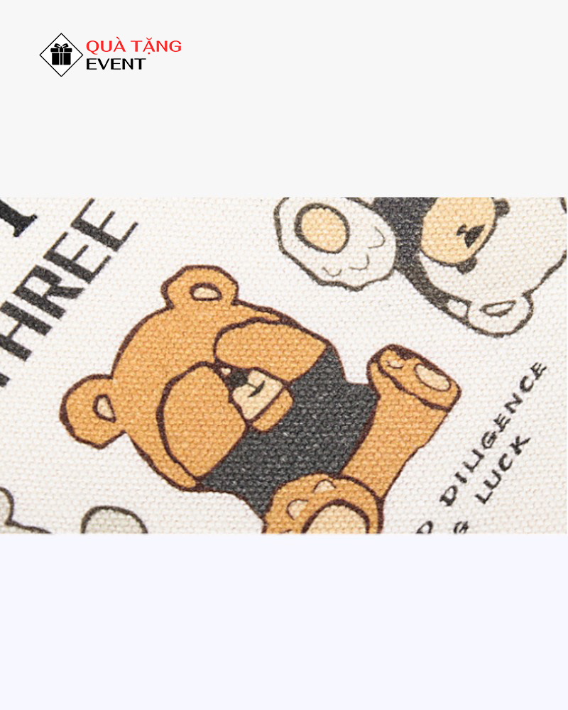 Túi canvas quà tặng doanh nghiệp, in logo theo yêu cầu - Mã TCV004 Chuyên may túi Canvas - TCV004