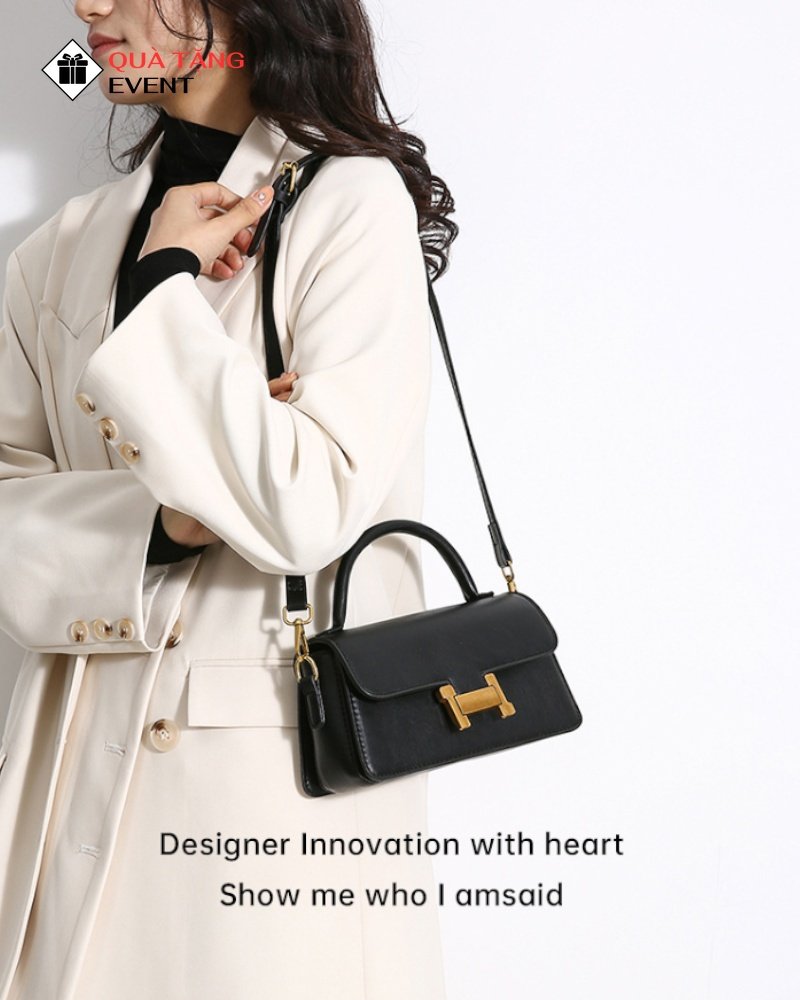 Túi xách nữ đeo chéo quà tặng doanh nghiệp, in logo theo yêu cầu - Mã TXNDC018 Chuyên sỉ túi xách nữ Sài Gòn - TXNDC018