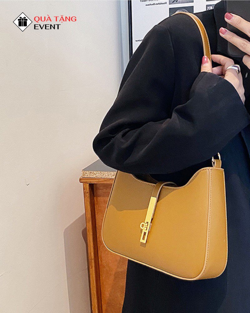 Túi xách nữ đeo vai quà tặng doanh nghiệp, in logo theo yêu cầu - Mã TXNDV001 Chuyên túi xách nữ - TXNDV001