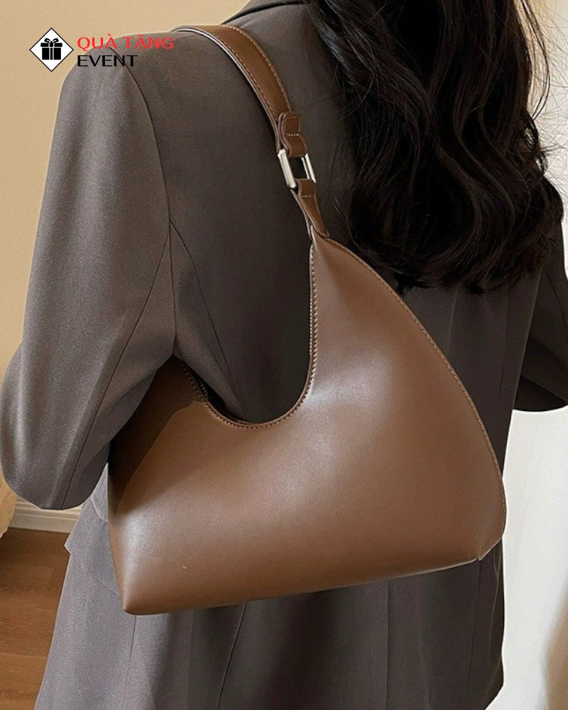 Túi xách nữ đeo vai quà tặng doanh nghiệp, in logo theo yêu cầu - Mã TXNDV002 Cơ sở sản xuất túi xách nữ thời trang - TXNDV002