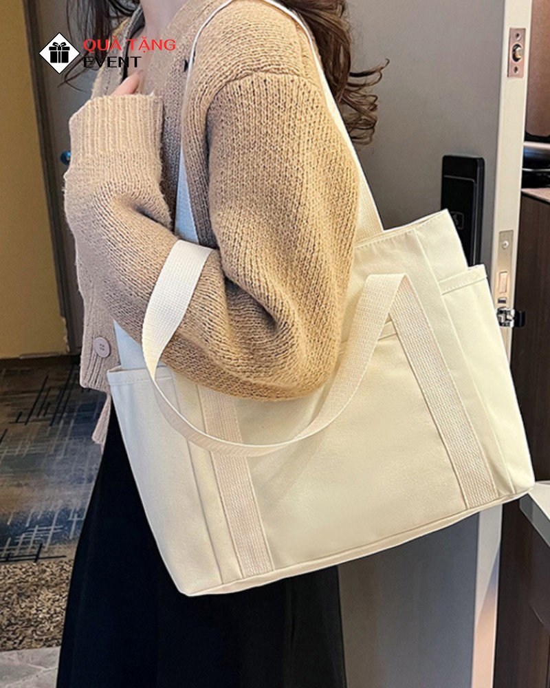 Túi canvas quà tặng doanh nghiệp, in logo theo yêu cầu - Mã TCV009 Công ty cổ phần túi Canvas Đà Nẵng - TCV009