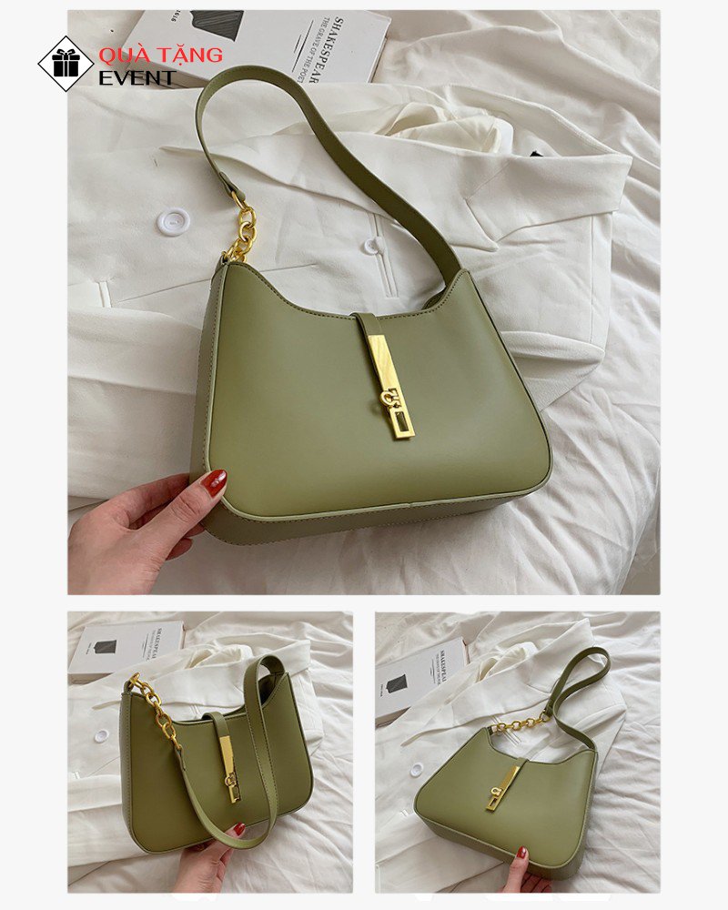 Túi xách nữ đeo vai quà tặng doanh nghiệp, in logo theo yêu cầu - Mã TXNDV001 Công ty may gia Công túi xách nữ - TXNDV001