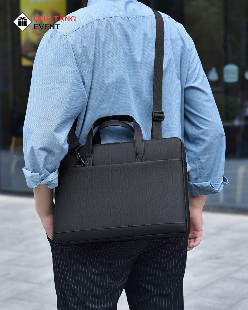 Túi chống sốc Laptop quà tặng doanh nghiệp, in logo - Mã TLT042 Công ty may túi đựng Laptop quà tặng sự kiện - TLT042