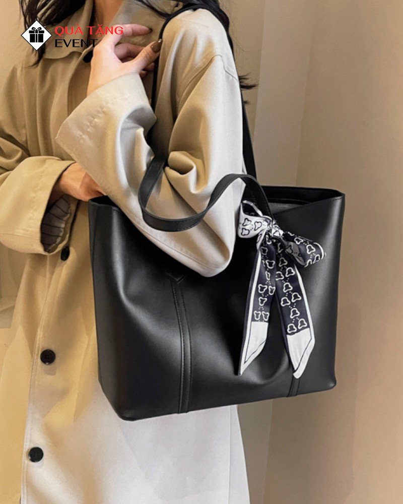 Túi xách nữ công sở quà tặng doanh nghiệp, in logo theo yêu cầu - Mã TXNCS012 Công ty may túi xách nữ - TXNCS012