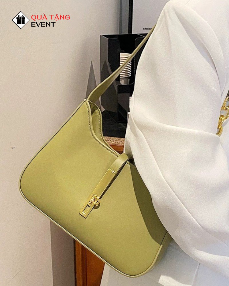 Túi xách nữ đeo vai quà tặng doanh nghiệp, in logo theo yêu cầu - Mã TXNDV001 Công ty may túi xách nữ - TXNDV001