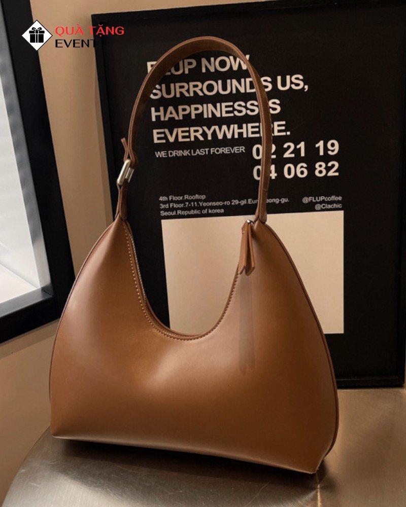 Túi xách nữ đeo vai quà tặng doanh nghiệp, in logo theo yêu cầu - Mã TXNDV002 Công ty may túi xách nữ ở Bình Dương - TXNDV002