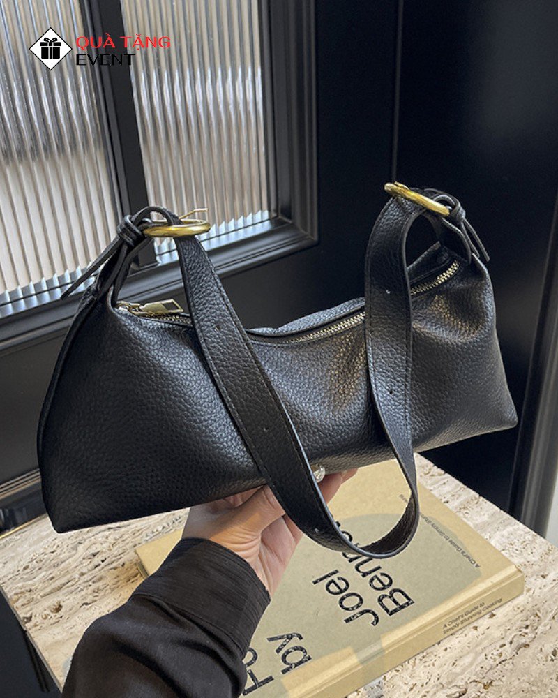 Túi xách nữ đeo vai quà tặng doanh nghiệp, in logo theo yêu cầu - Mã TXNDV004 Công ty may túi xách nữ quà tặng sự kiện - TXNDV004