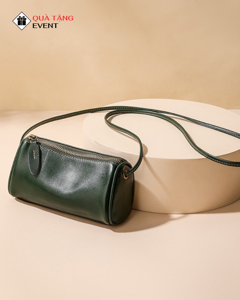 Túi xách nữ đeo chéo quà tặng doanh nghiệp, in logo theo yêu cầu - Mã TXNDC055 Công ty may túi xách nữ túi xách Bình Dương - TXNDC055