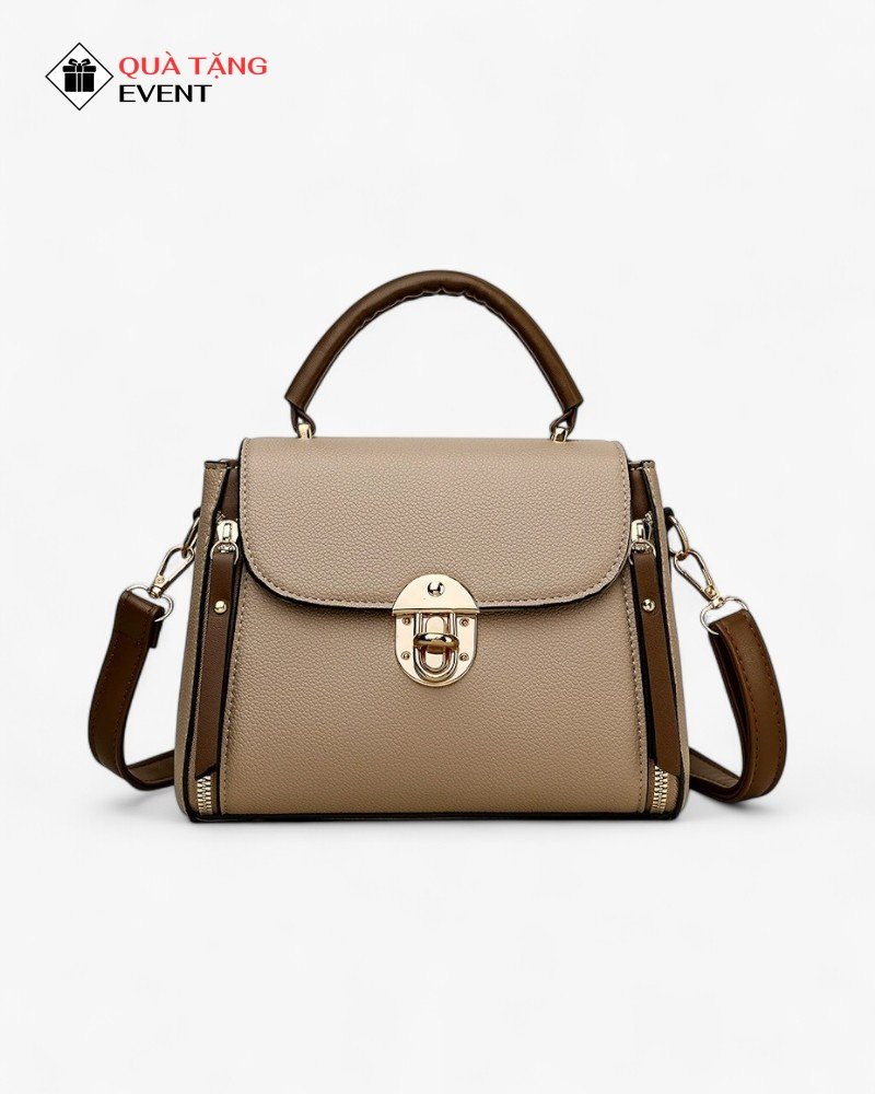 Túi xách nữ đeo chéo quà tặng doanh nghiệp, in logo theo yêu cầu - Mã TXNDC007 Công ty sản xuất túi xách nữ - TXNDC007