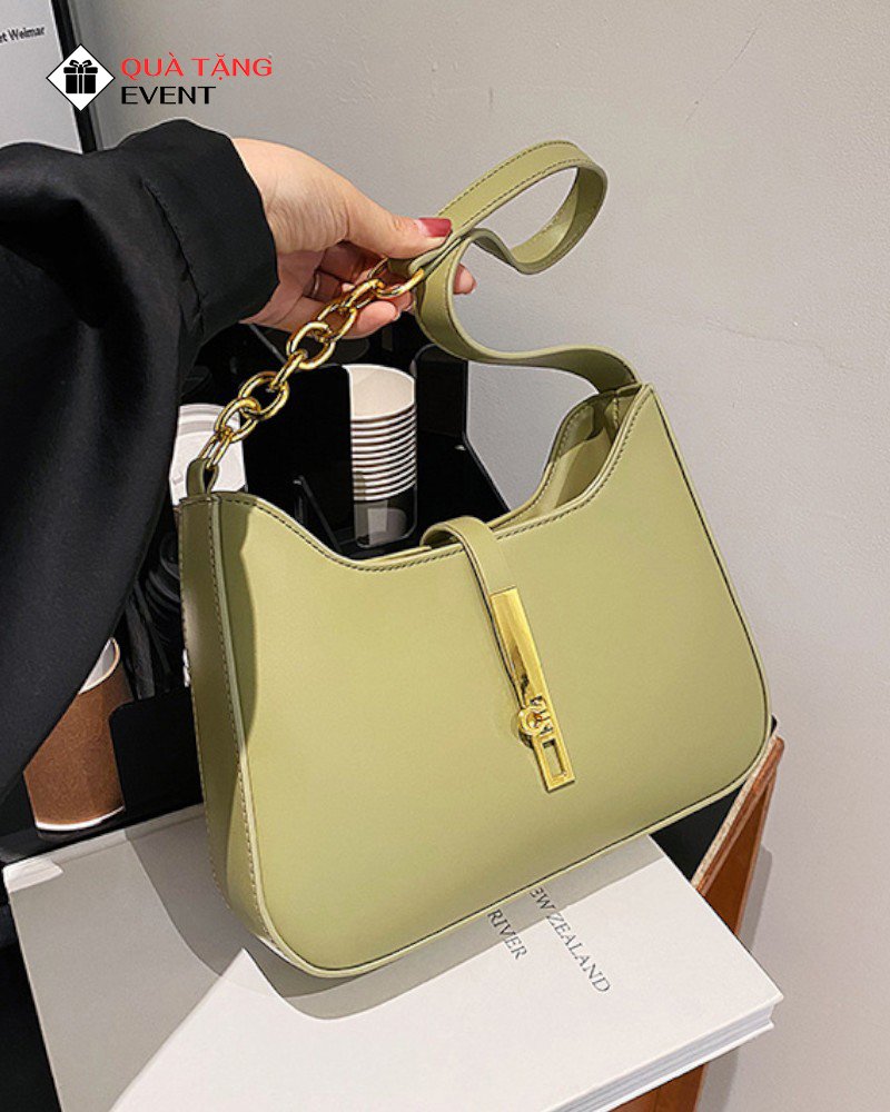 Túi xách nữ đeo vai quà tặng doanh nghiệp, in logo theo yêu cầu - Mã TXNDV001 Công ty sản xuất túi xách nữ quà tặng - TXNDV001