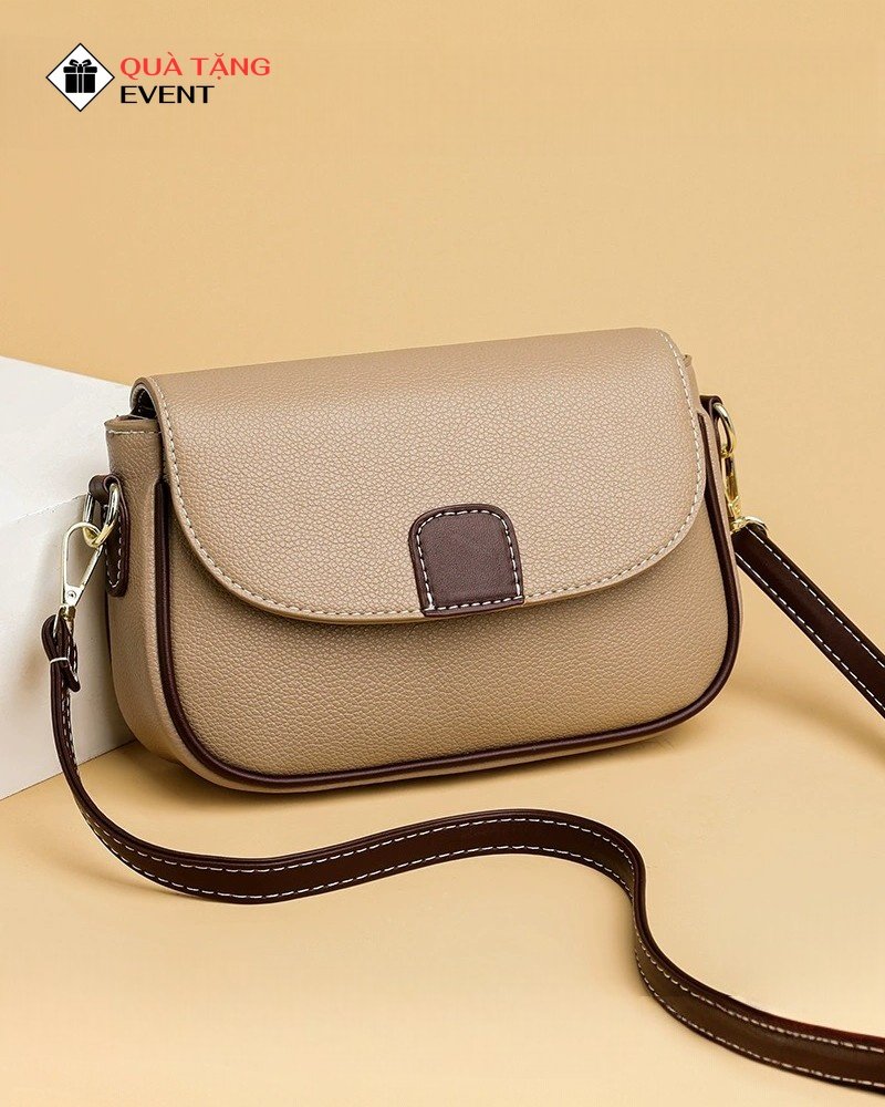 Túi xách nữ đeo chéo quà tặng doanh nghiệp, in logo theo yêu cầu - Mã TXNDC013 Công ty sản xuất túi xách nữ thời trang - TXNDC013