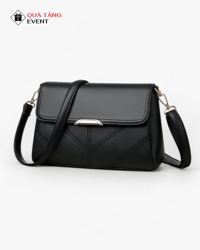 Túi xách nữ đeo chéo quà tặng doanh nghiệp, in logo theo yêu cầu - Mã TXNDC012 Công ty túi xách nữ Sài Gòn - TXNDC012
