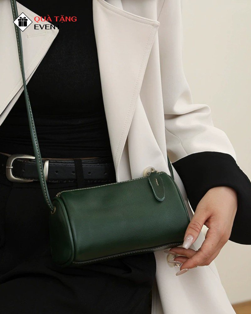 Túi xách nữ đeo chéo quà tặng doanh nghiệp, in logo theo yêu cầu - Mã TXNDC055 Công ty túi xách nữ Sài Gòn - TXNDC055