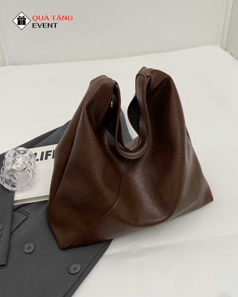 Túi xách nữ đeo vai quà tặng doanh nghiệp, in logo theo yêu cầu - Mã TXNDV010 Cung cấp túi xách nữ giá sỉ - TXNDV010