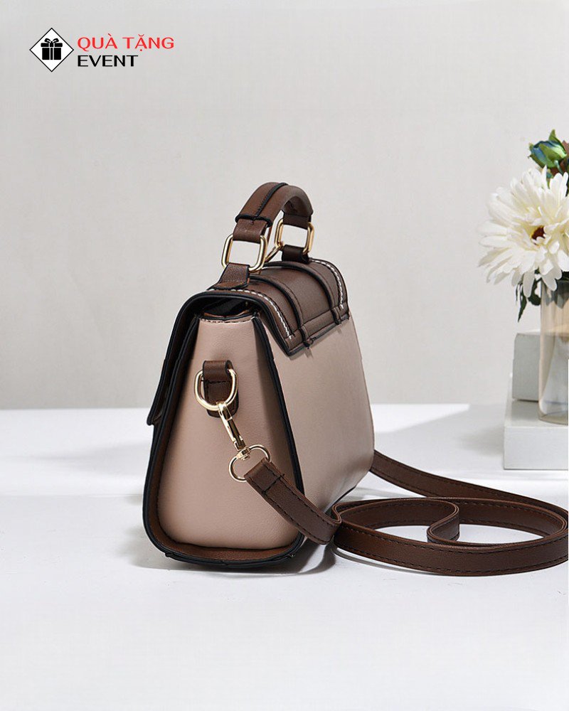 Túi xách nữ đeo chéo quà tặng doanh nghiệp, in logo theo yêu cầu - Mã TXNDC032 Đặt túi xách nữ theo yêu cầu - TXNDC032