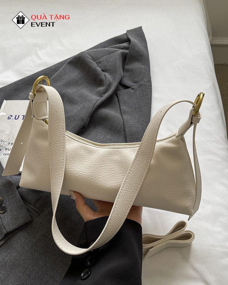 Túi xách nữ đeo vai quà tặng doanh nghiệp, in logo theo yêu cầu - Mã TXNDV004 Gia công túi xách nữ quà tặng sự kiện - TXNDV004