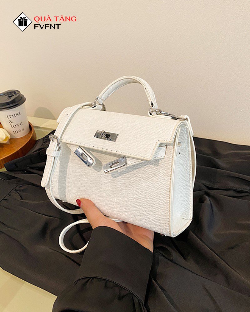 Túi xách nữ đeo chéo quà tặng doanh nghiệp, in logo theo yêu cầu - Mã TXNDC008 Hãng túi xách nữ in logo - TXNDC008
