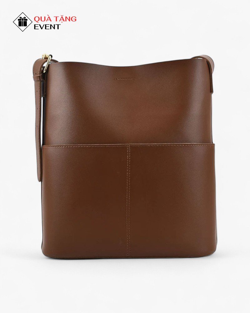Túi xách nữ đeo vai quà tặng doanh nghiệp, in logo theo yêu cầu - Mã TXNDV012 Mẫu túi xách nữ đeo vai - TXNDV012