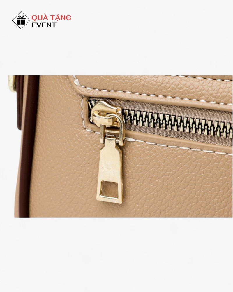 Túi xách nữ đeo chéo quà tặng doanh nghiệp, in logo theo yêu cầu - Mã TXNDC013 May túi xách nữ Đà Nẵng - TXNDC013