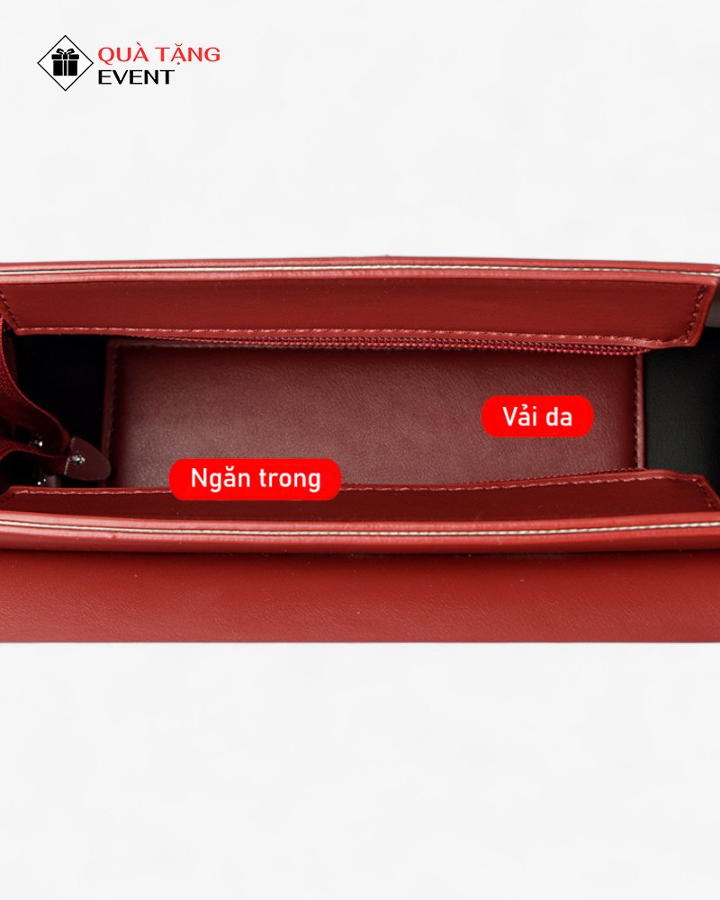 Túi xách nữ đeo chéo quà tặng doanh nghiệp, in logo theo yêu cầu - Mã TXNDC006 May túi xách nữ đơn giản - TXNDC006