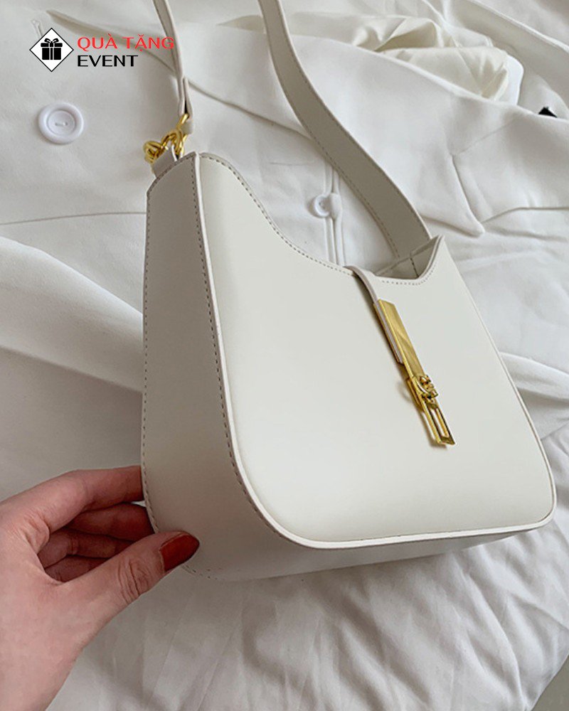 Túi xách nữ đeo vai quà tặng doanh nghiệp, in logo theo yêu cầu - Mã TXNDV001 May túi xách nữ mini - TXNDV001