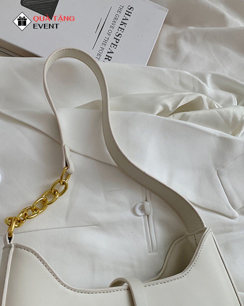 Túi xách nữ đeo vai quà tặng doanh nghiệp, in logo theo yêu cầu - Mã TXNDV001 May túi xách nữ quà tặng - TXNDV001