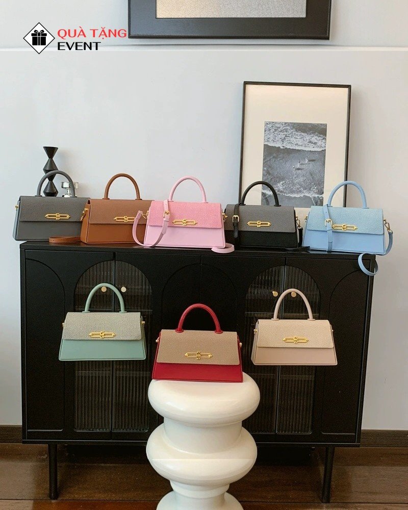 Túi xách nữ đeo chéo quà tặng doanh nghiệp, in logo theo yêu cầu - Mã TXNDC022 May túi xách nữ theo yêu cầu Hà Nội - TXNDC022