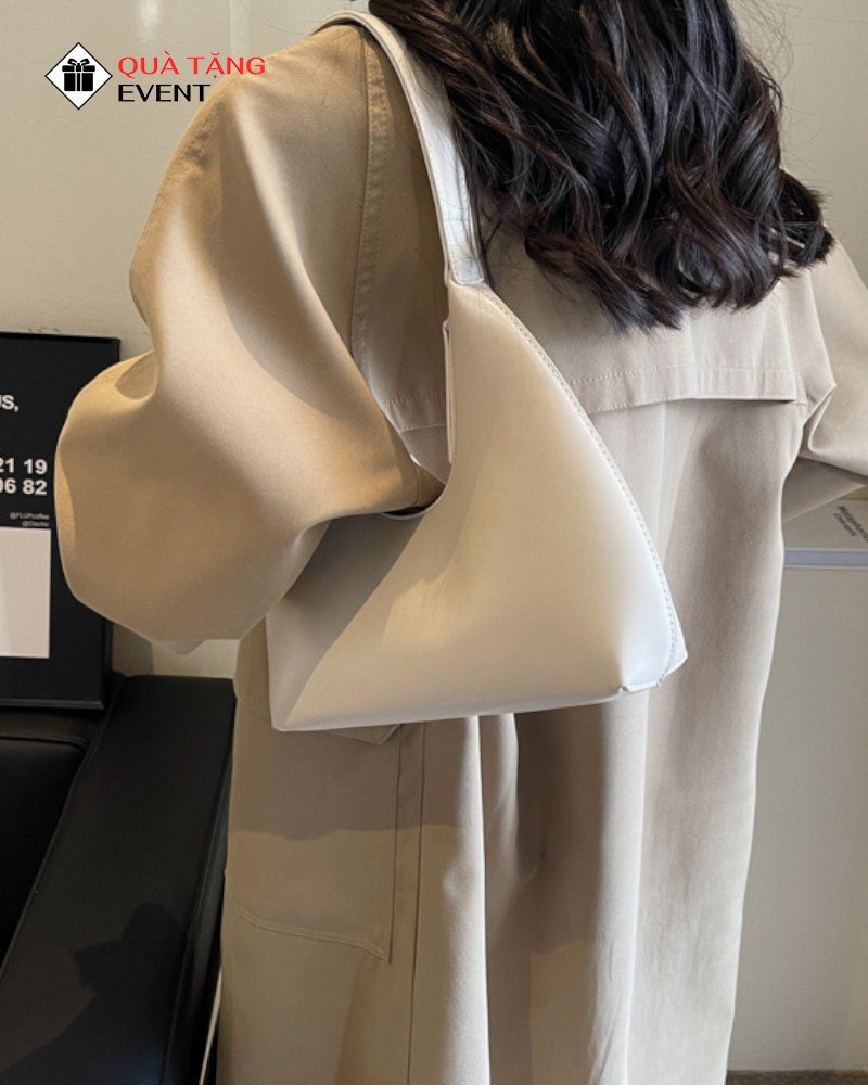 Túi xách nữ đeo vai quà tặng doanh nghiệp, in logo theo yêu cầu - Mã TXNDV002 May túi xách nữ thời trang sỉ - TXNDV002