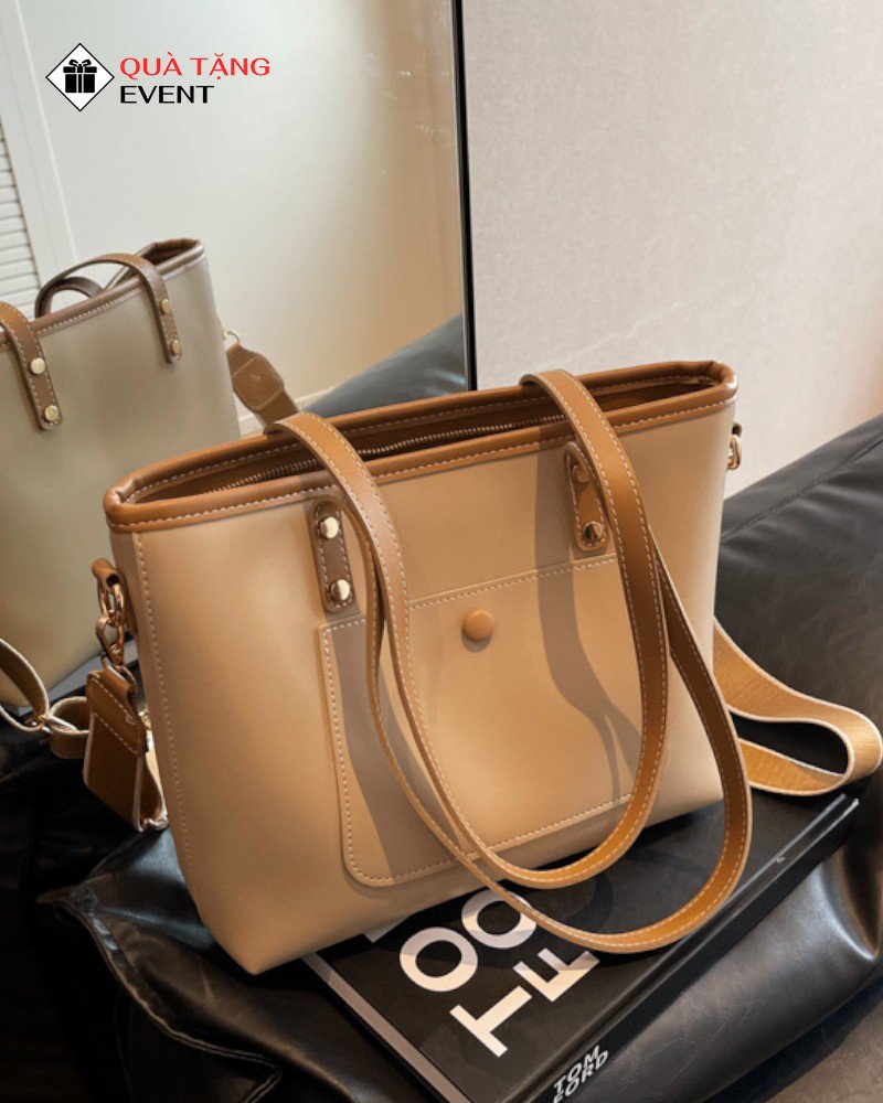 Túi xách nữ công sở quà tặng doanh nghiệp, in logo theo yêu cầu - Mã TXNCS013 Nguồn hàng túi xách nữ giá sỉ - TXNCS013