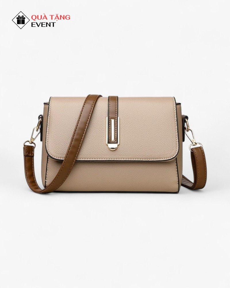 Túi xách nữ đeo chéo quà tặng doanh nghiệp, in logo theo yêu cầu - Mã TXNDC010 Nơi sản xuất túi xách nữ - TXNDC010