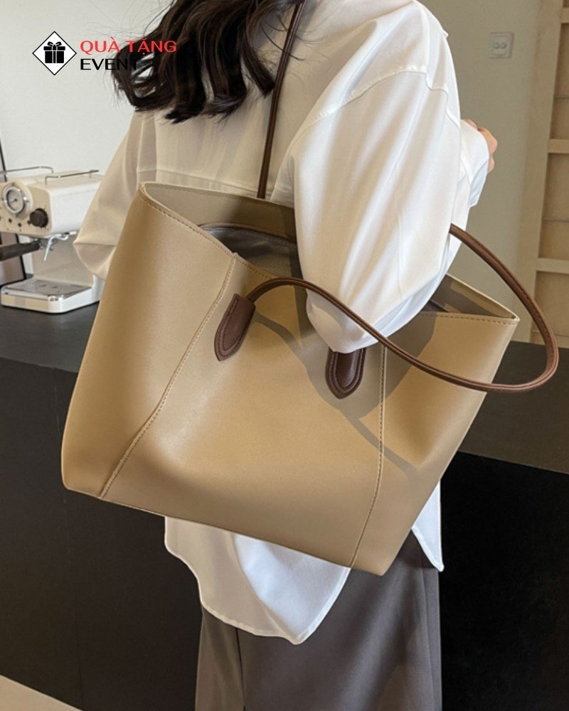 Túi xách nữ công sở quà tặng doanh nghiệp, in logo theo yêu cầu - Mã TXNCS010 Sản xuất túi xách nữ Hà Nội - TXNCS010