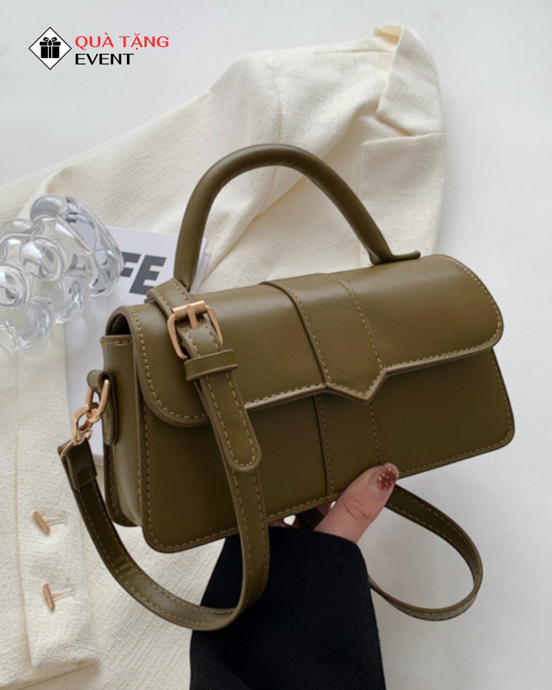 Túi xách nữ đeo chéo quà tặng doanh nghiệp, in logo theo yêu cầu - Mã TXNDC020 Sản xuất túi xách nữ quà tặng - TXNDC020